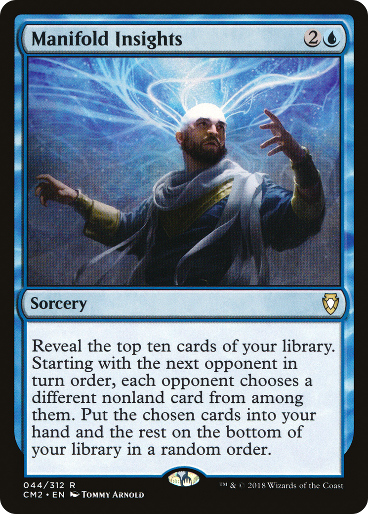 Manifold Insights (CM2-044) [Commander Anthology Volume II] MTG Single Wizards of the Coast