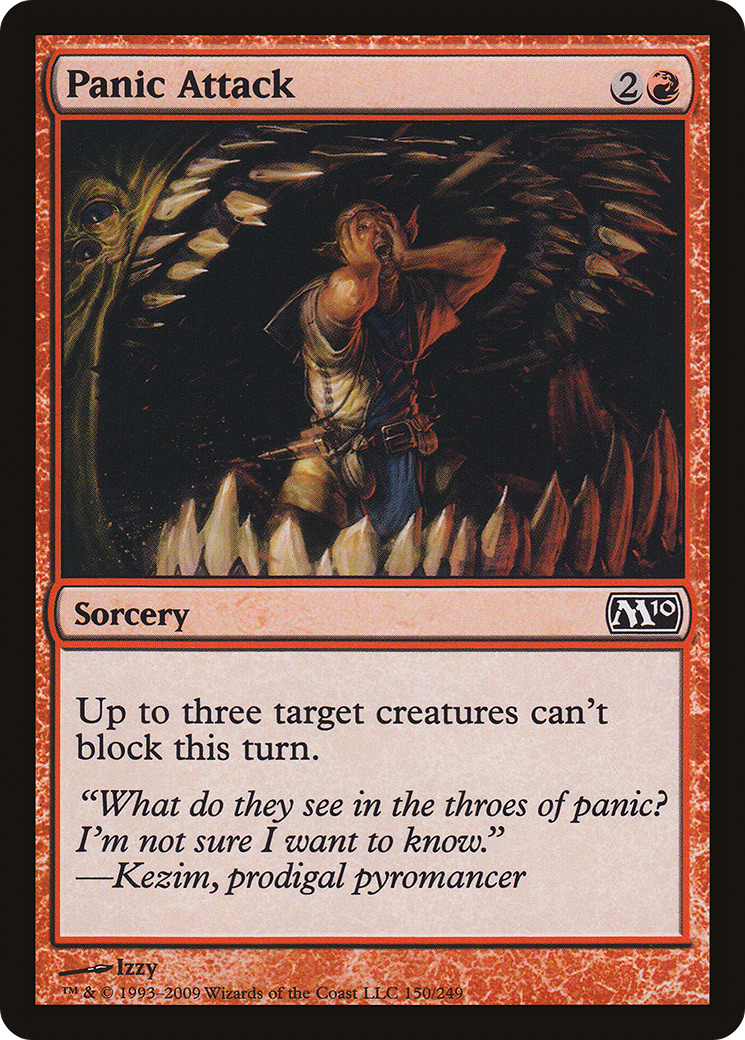 Panic Attack (M10-150) [Magic 2010] Foil MTG Single Wizards of the Coast