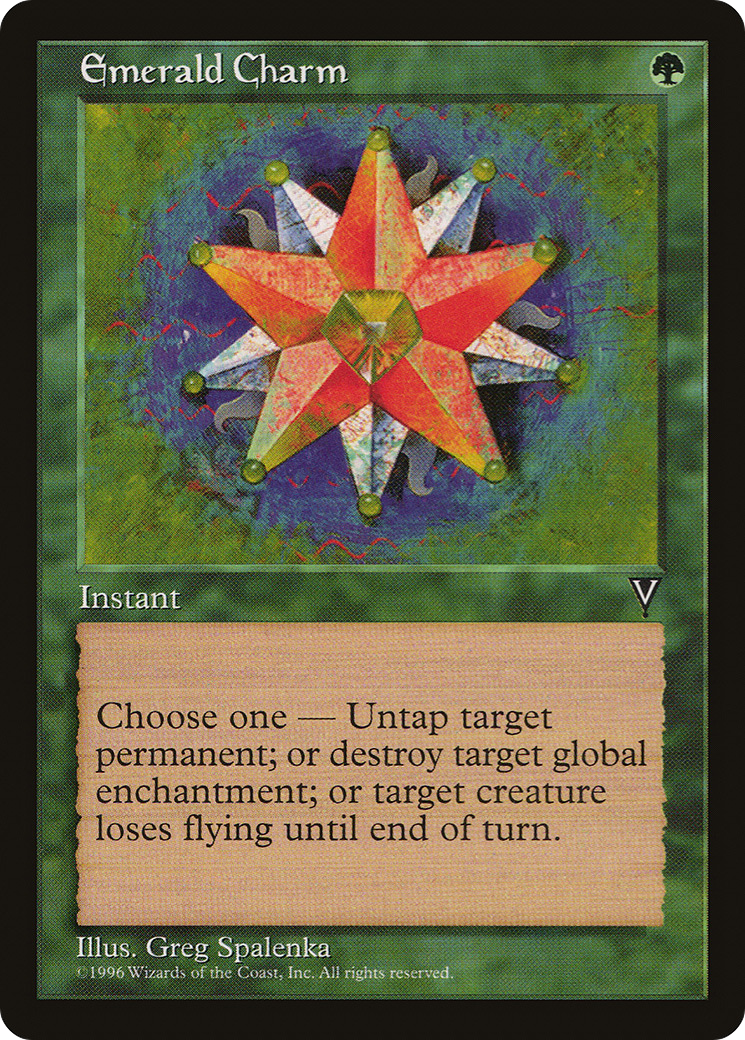 Emerald Charm (VIS-106) [Visions] MTG Single Wizards of the Coast