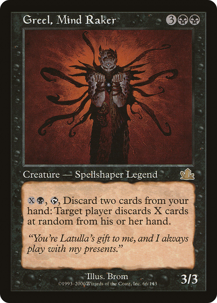 Greel, Mind Raker (PCY-066) [Prophecy] Foil MTG Single Wizards of the Coast