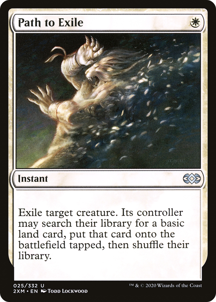Path to Exile (2XM-025) [Double Masters] Foil MTG Single Wizards of the Coast