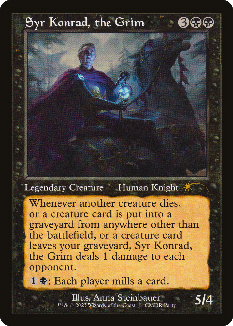 Syr Konrad, the Grim (WPN-001) [Misc] Wizards Play Network 2023 Foil MTG Single Wizards of the Coast