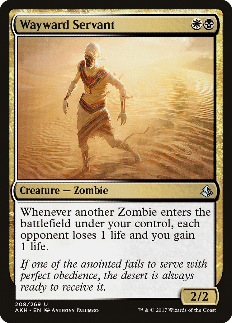 Wayward Servant (AKH-208) [Amonkhet] Foil MTG Single Wizards of the Coast