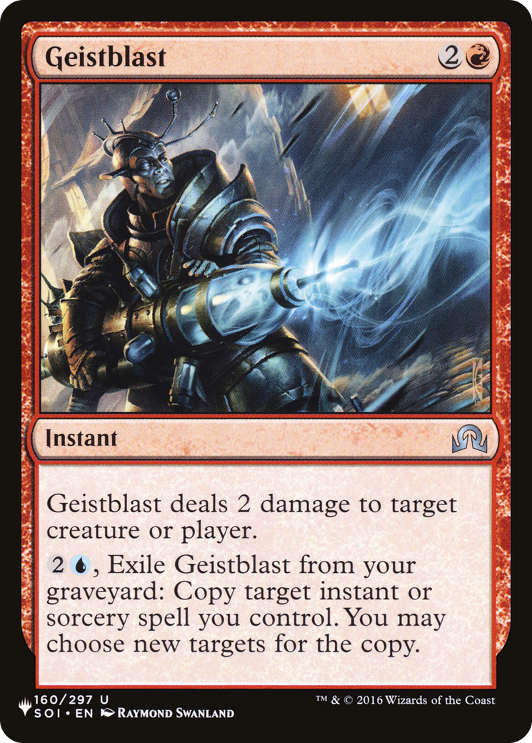 Geistblast (LIST-SOI-160) [Mystery Booster] The List MTG Single Wizards of the Coast