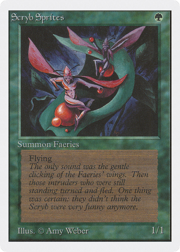Scryb Sprites (2ED-216) [Oldschool] Unlimited Edition MTG Single Wizards of the Coast