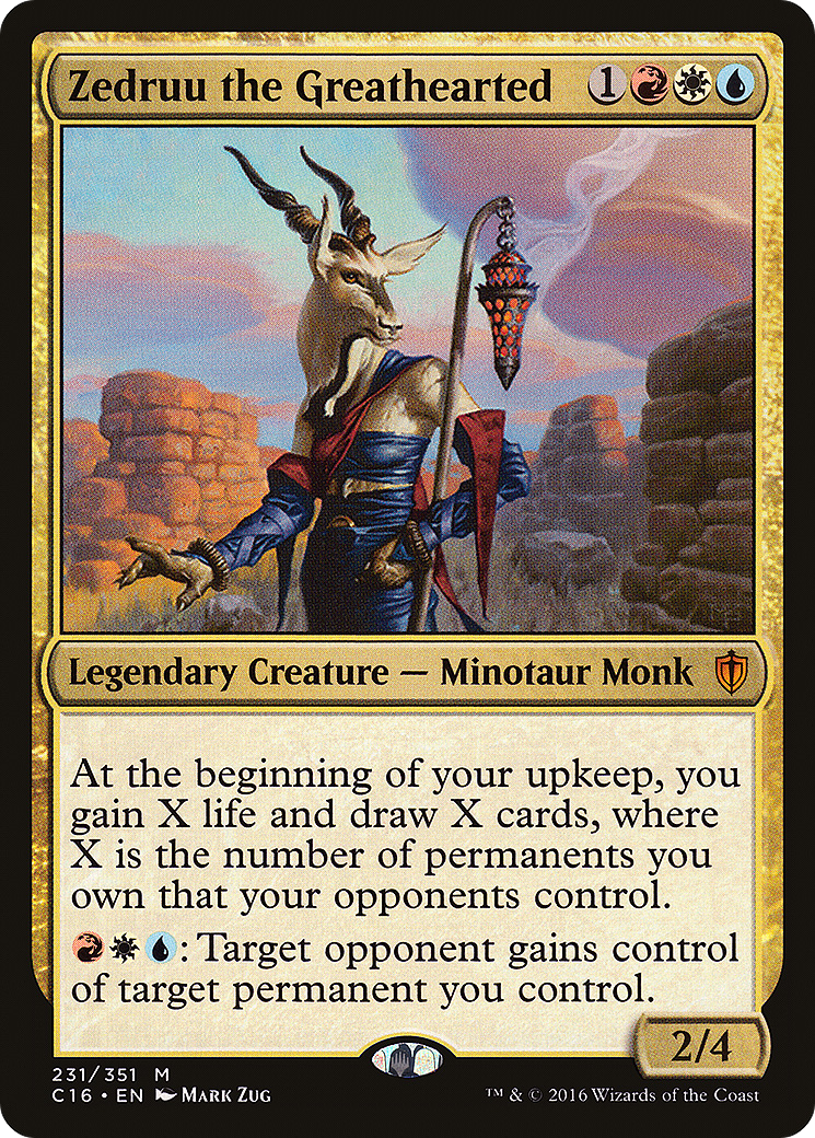 Zedruu the Greathearted (C16-231) [Commander 2016] MTG Single Wizards of the Coast
