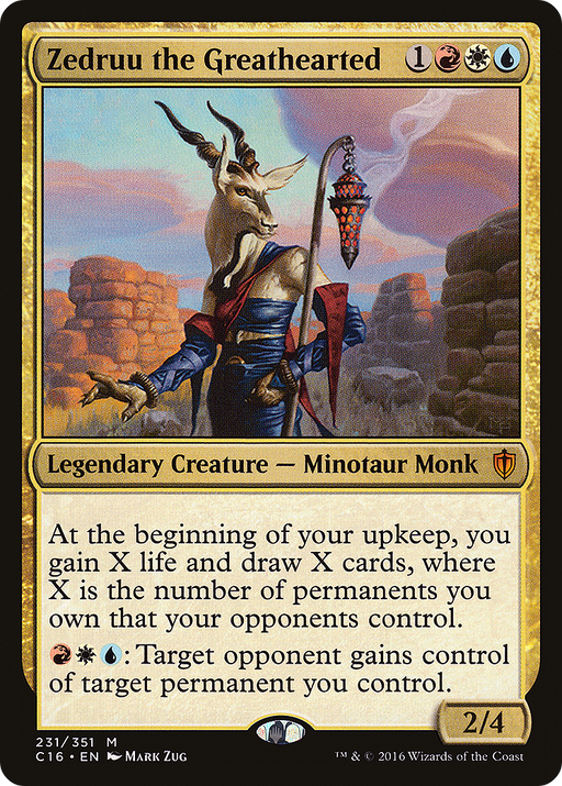 Zedruu the Greathearted (C16-231) [Commander 2016] MTG Single Wizards of the Coast