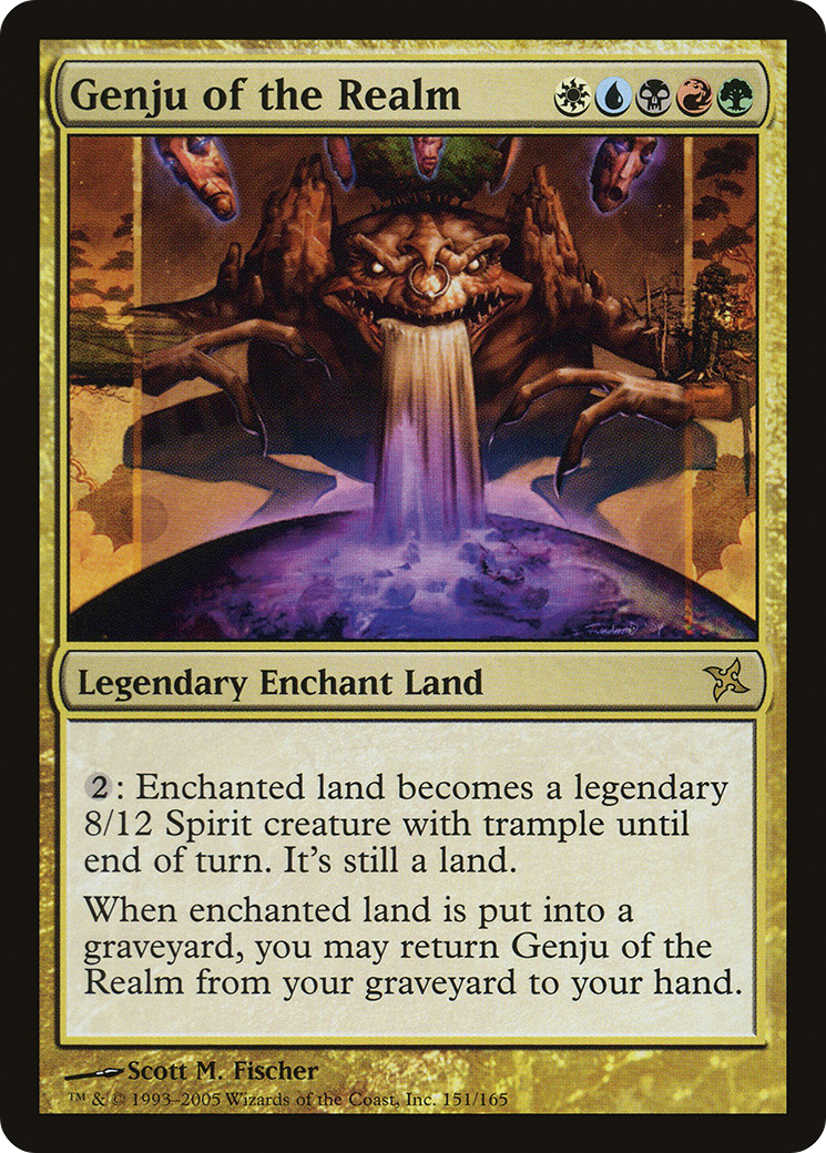 Genju of the Realm (BOK-151) [Betrayers of Kamigawa] MTG Single Wizards of the Coast