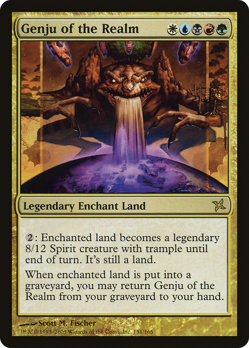 Genju of the Realm (BOK-151) [Betrayers of Kamigawa] MTG Single Wizards of the Coast