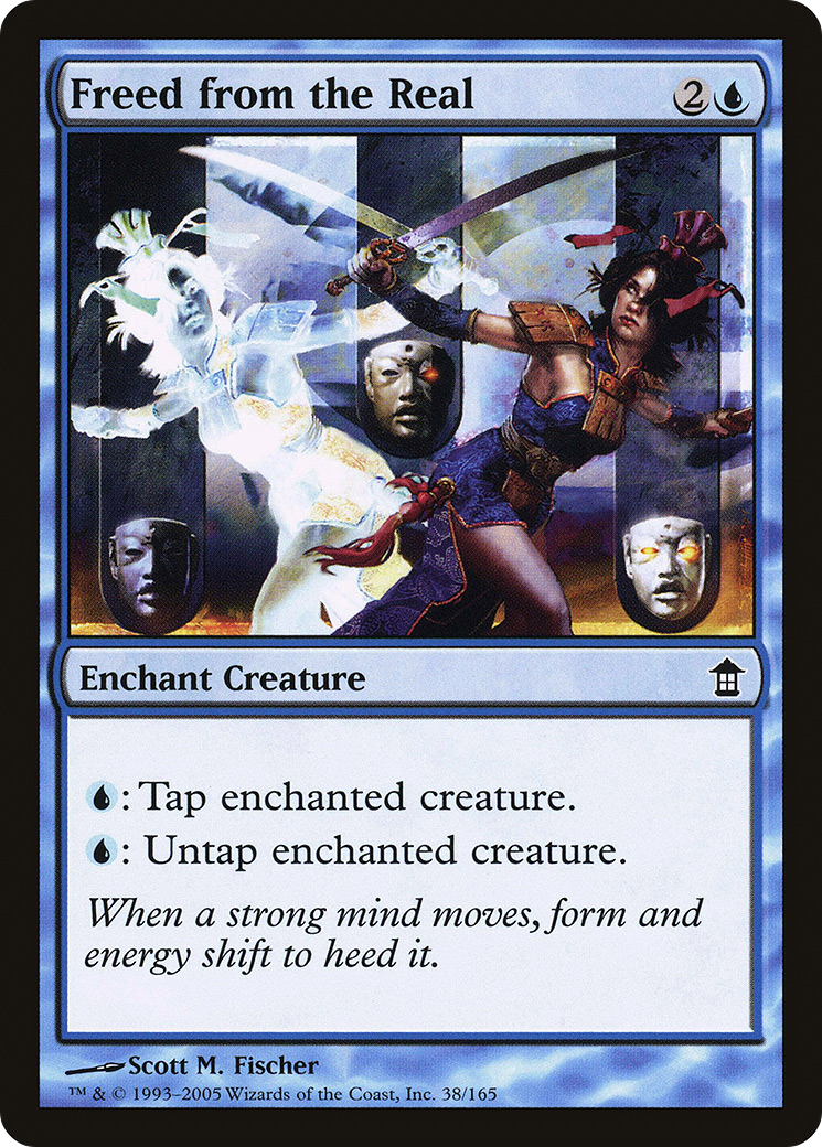 Freed from the Real (SOK-038) [Saviors of Kamigawa] MTG Single Wizards of the Coast