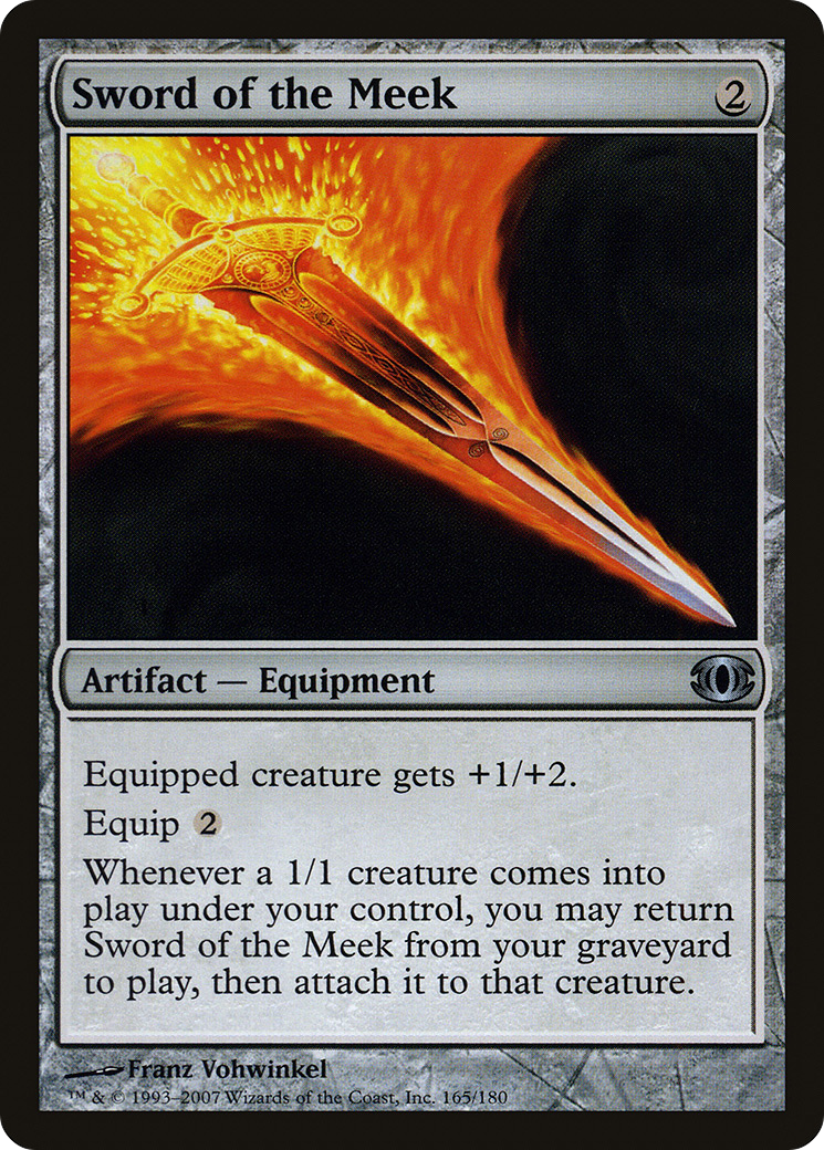 Sword of the Meek (FUT-165) [Future Sight] Foil MTG Single Wizards of the Coast