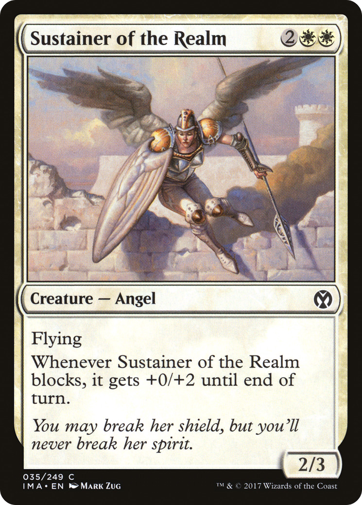 Sustainer of the Realm (IMA-035) [Iconic Masters] Foil MTG Single Wizards of the Coast