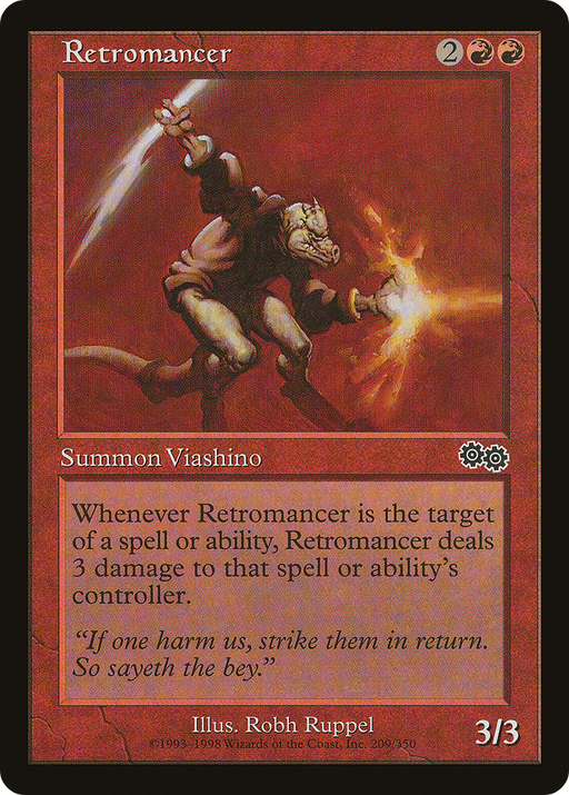 Retromancer (USG-209) [Urza's Saga] MTG Single Wizards of the Coast