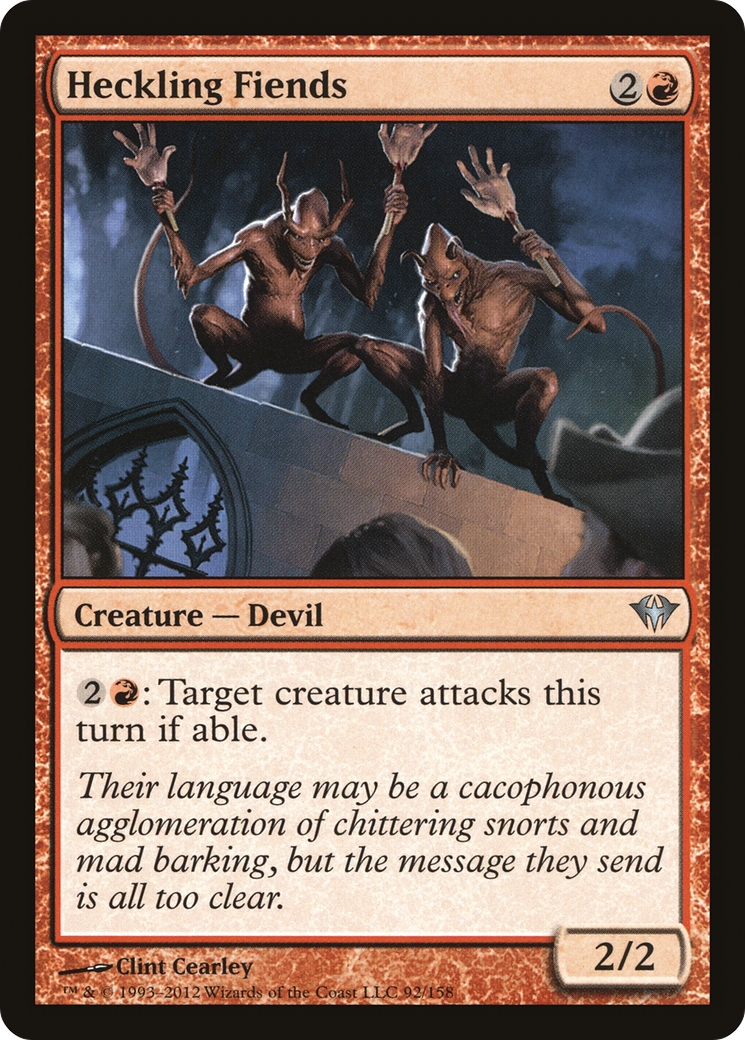 Heckling Fiends (DKA-092) [Dark Ascension] MTG Single Wizards of the Coast