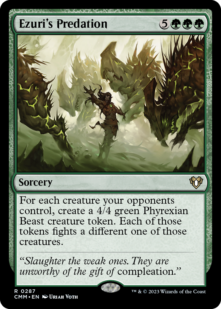 Ezuri's Predation (CMM-287) [Commander Masters] MTG Single Wizards of the Coast