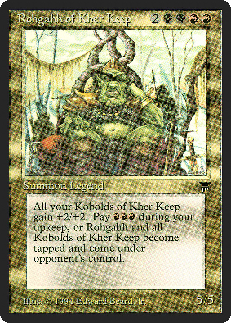 Rohgahh of Kher Keep (LEG-255) [Oldschool] Legends MTG Single Wizards of the Coast