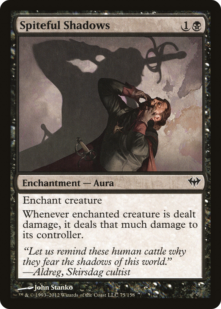 Spiteful Shadows (DKA-075) [Dark Ascension] MTG Single Wizards of the Coast