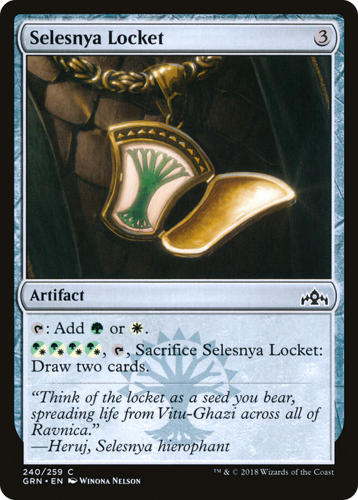 Selesnya Locket (GRN-240) [Guilds of Ravnica] Foil MTG Single Wizards of the Coast