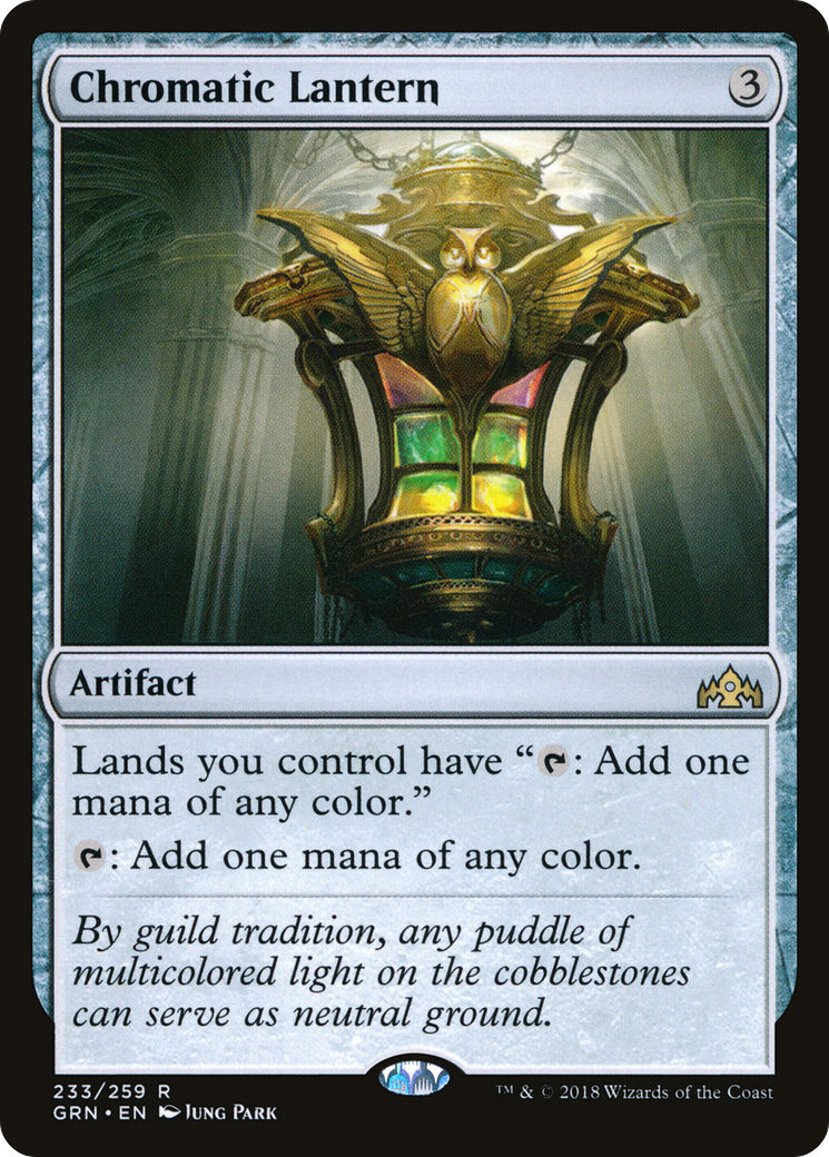Chromatic Lantern (GRN-233) [Guilds of Ravnica] MTG Single Wizards of the Coast