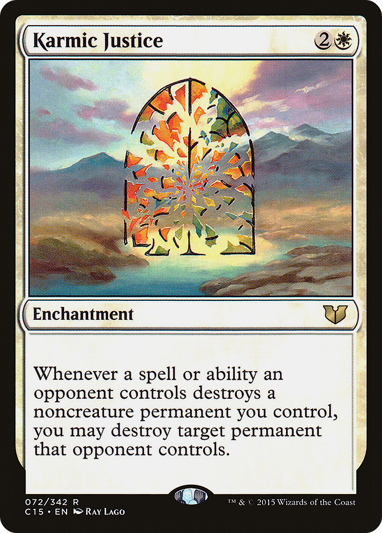 Karmic Justice (C15-072) [Commander 2015] MTG Single Wizards of the Coast