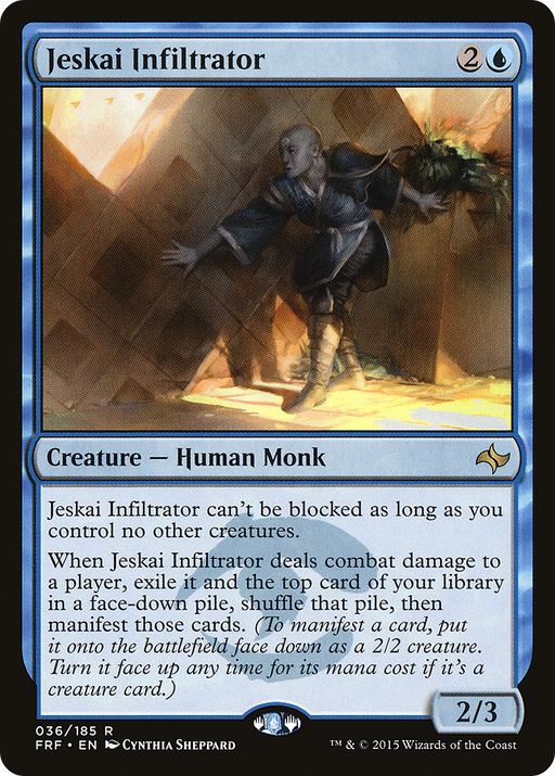 Jeskai Infiltrator (FRF-036) [Fate Reforged] Foil MTG Single Wizards of the Coast