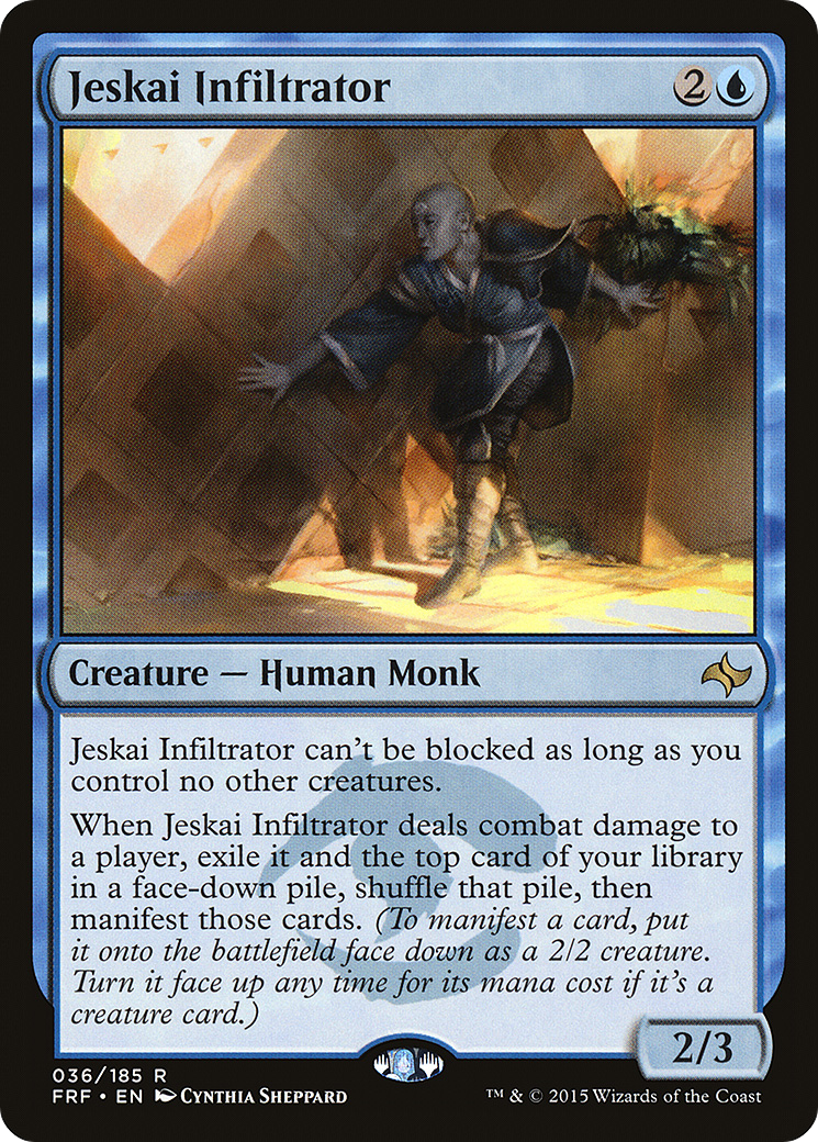 Jeskai Infiltrator (FRF-036) [Fate Reforged] MTG Single Wizards of the Coast