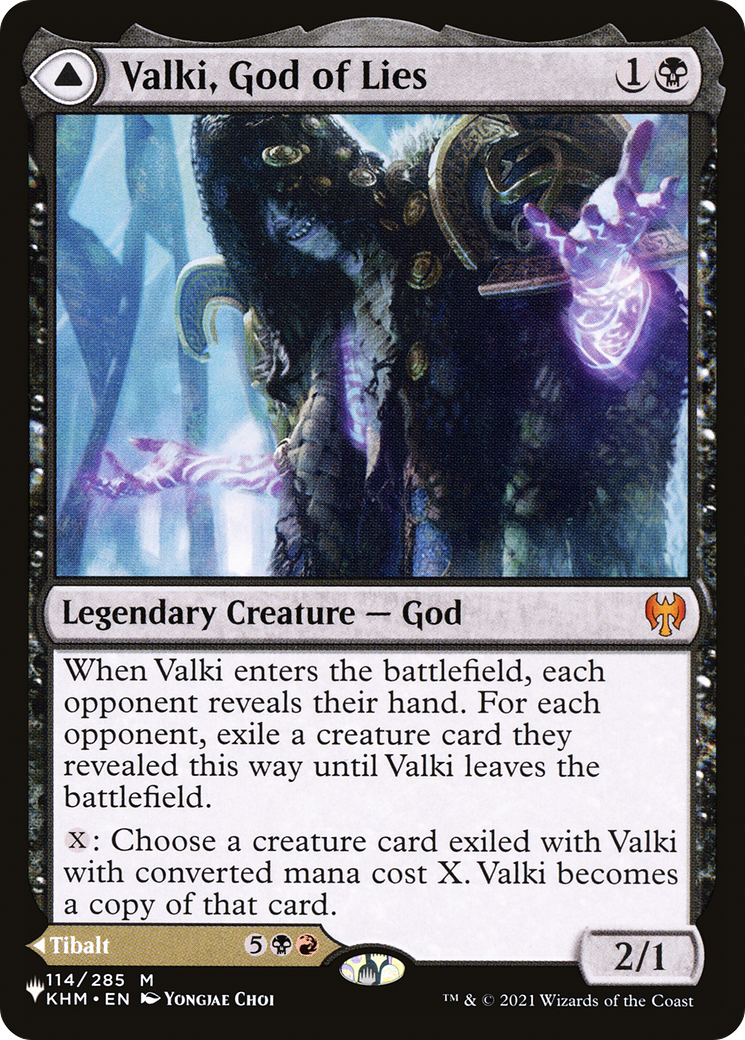 Valki, God of Lies (LIST-114) [Mystery Booster] The List MTG Single Wizards of the Coast