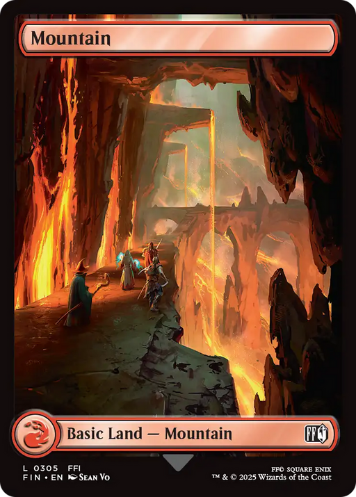 Mountain (FIN-305) [FINAL FANTASY] MTG Single Wizards of the Coast