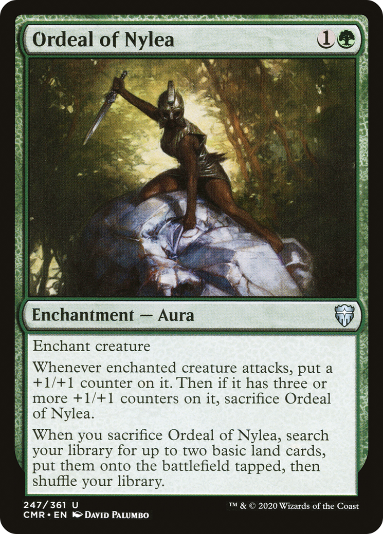 Ordeal of Nylea (CMR-247) [Commander Legends] MTG Single Wizards of the Coast