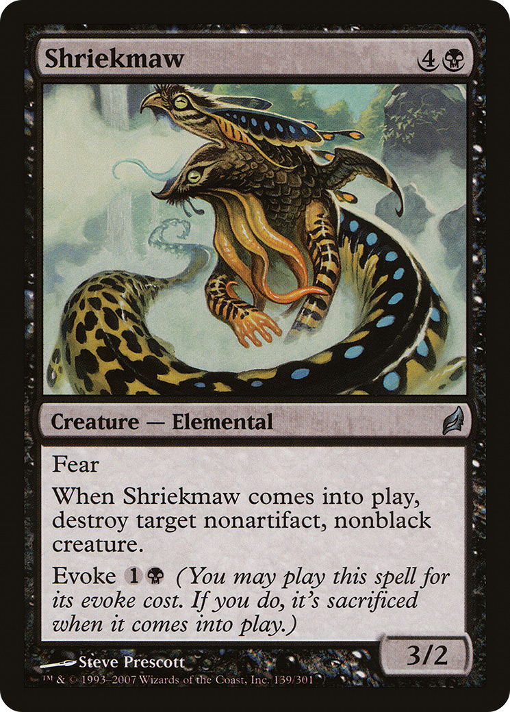 Shriekmaw (LRW-139) [Lorwyn] MTG Single Wizards of the Coast