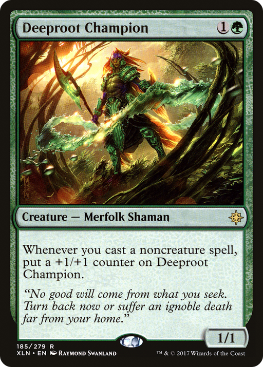 Deeproot Champion (XLN-185) [Ixalan] Foil MTG Single Wizards of the Coast