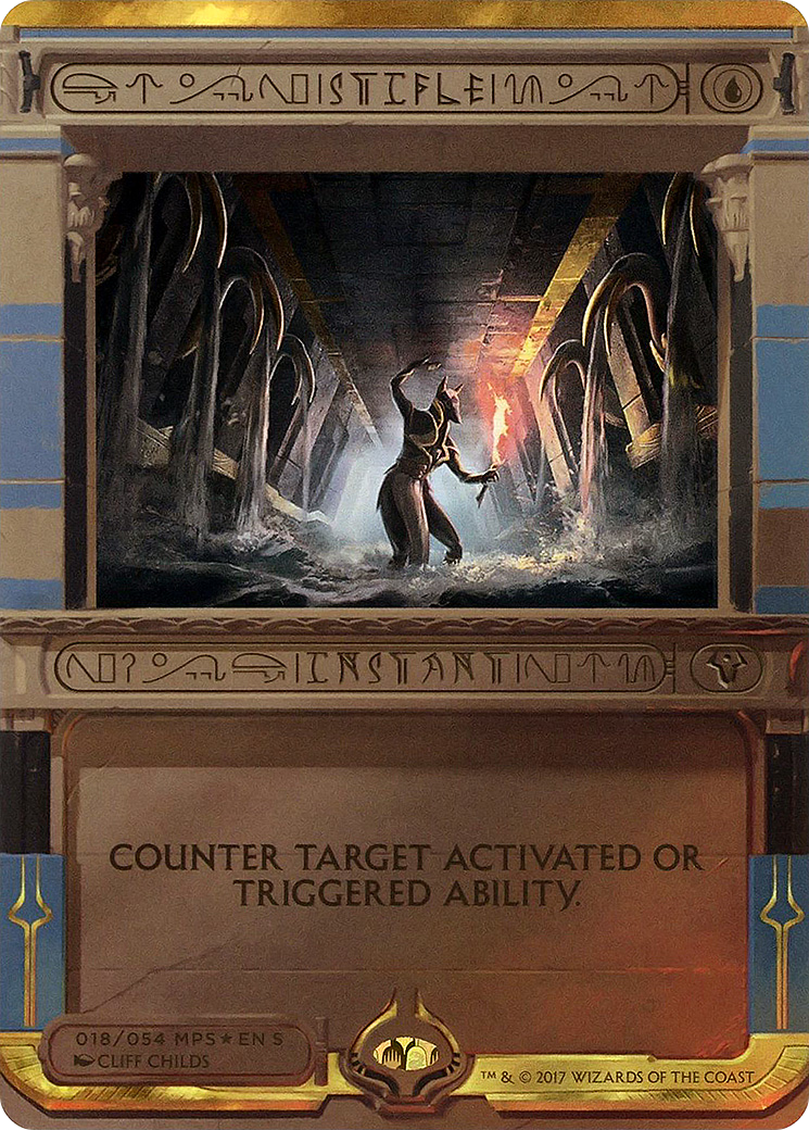 Stifle (MPS2-018) [Amonkhet Invocations] (Borderless) Foil MTG Single Wizards of the Coast