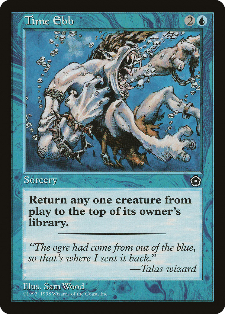 Time Ebb (P02-) [Misc] Portal Second Age MTG Single Wizards of the Coast