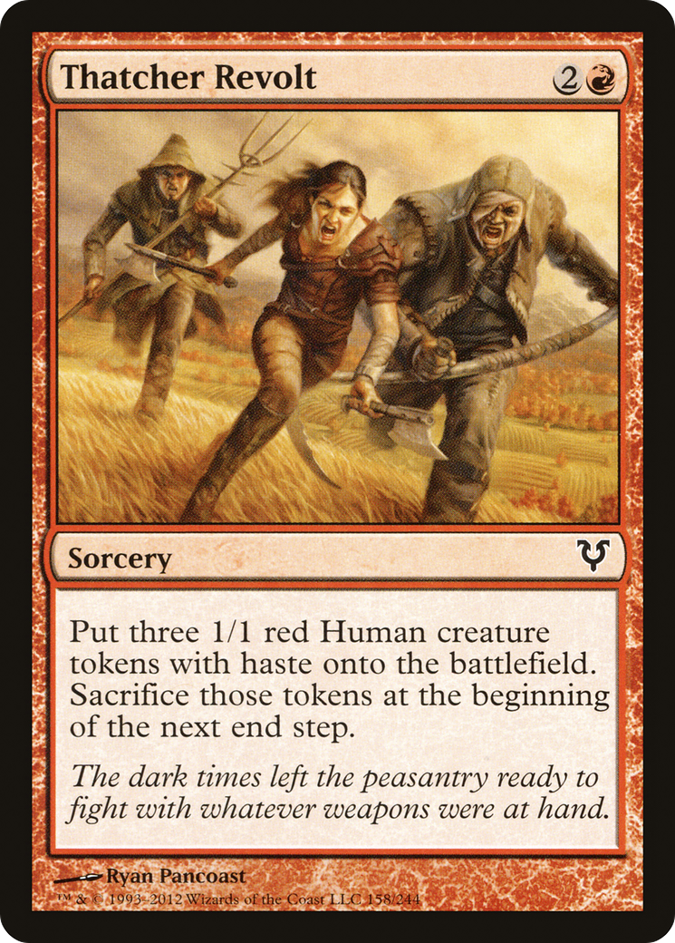 Thatcher Revolt (AVR-158) [Avacyn Restored] Foil MTG Single Wizards of the Coast