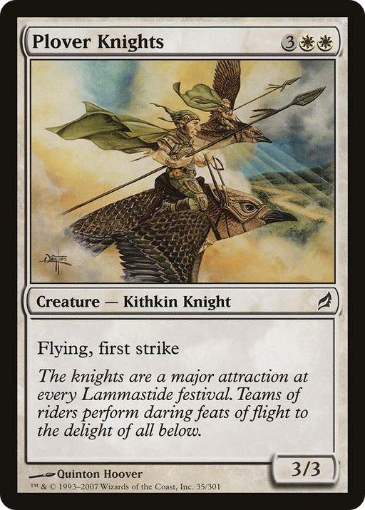 Plover Knights (LRW-035) [Lorwyn] MTG Single Wizards of the Coast
