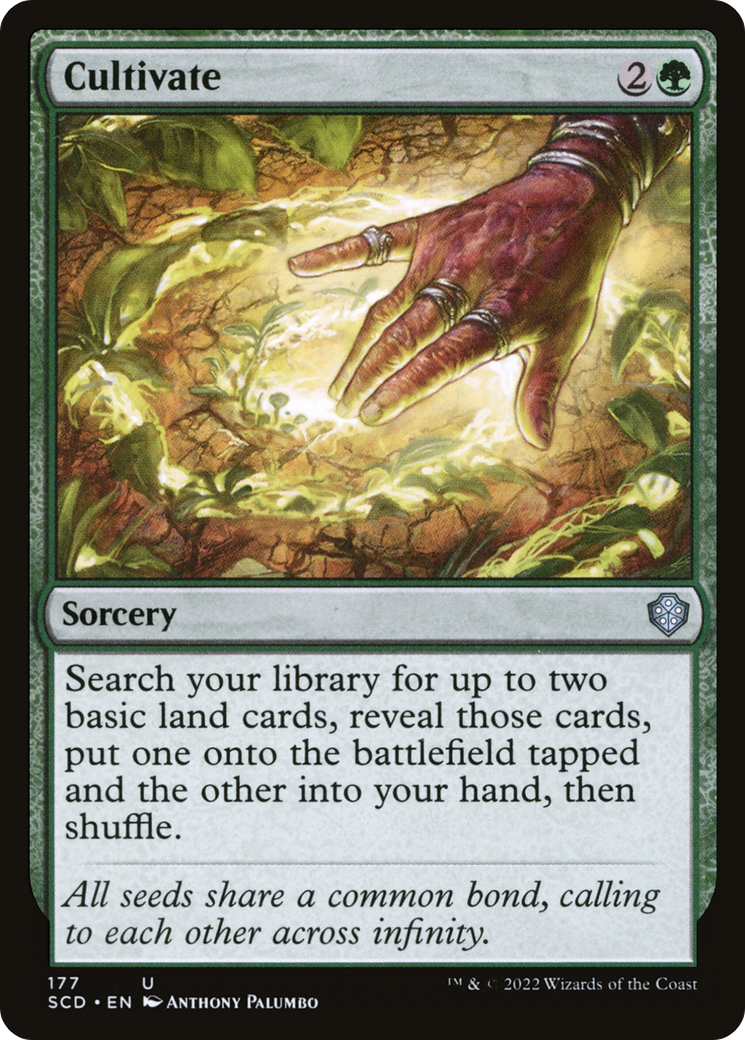 Cultivate (SCD-177) [Starter Commander Decks] MTG Single Wizards of the Coast