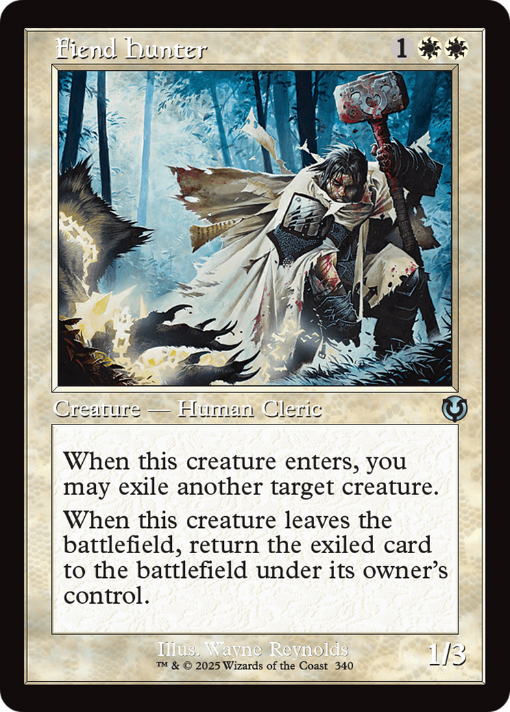 Fiend Hunter (INR-340) [Innistrad Remastered] MTG Single Wizards of the Coast