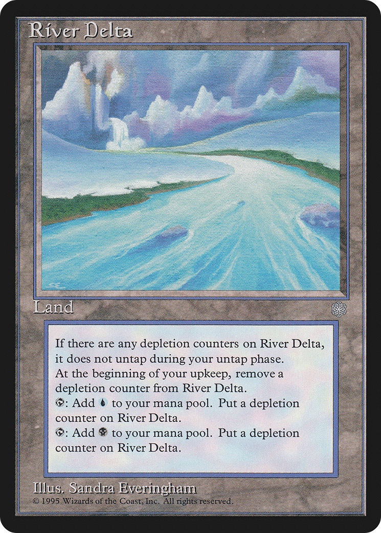 River Delta (ICE-359) [Ice Age] MTG Single Wizards of the Coast