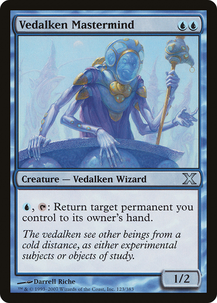 Vedalken Mastermind (10E-123) [Tenth Edition] MTG Single Wizards of the Coast