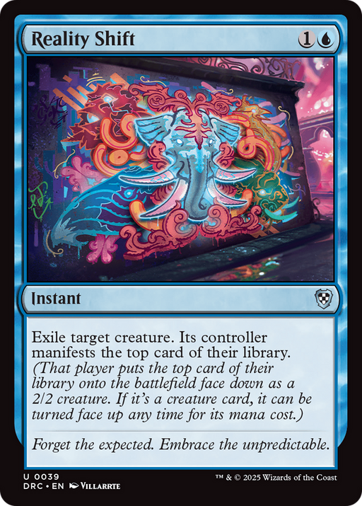 Reality Shift (DRC-039) [Commander: Aetherdrift] MTG Single Wizards of the Coast