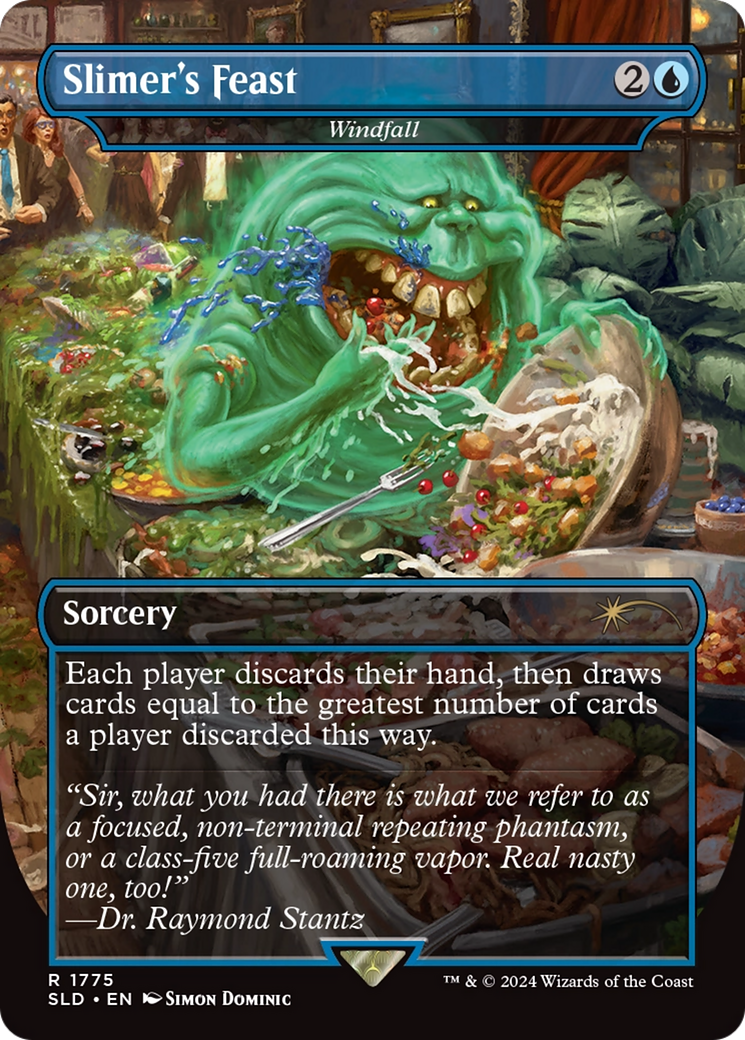 Slimer's Feast - Windfall (SLD-1775) [Secret Lair] Drop (Borderless) MTG Single Wizards of the Coast