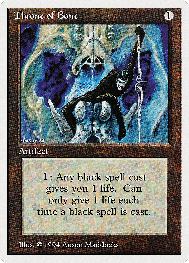 Throne of Bone (SUM-279) [Misc] Summer Magic / Edgar MTG Single Wizards of the Coast