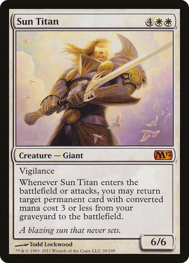 Sun Titan (M12-039) [Magic 2012] Foil MTG Single Wizards of the Coast