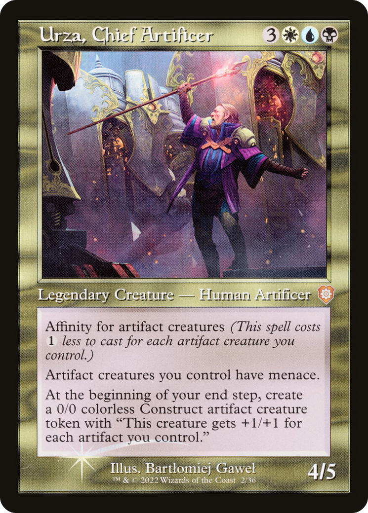 Urza, Chief Artificer (BRC-002) [The Brothers' War Commander] MTG Single Wizards of the Coast