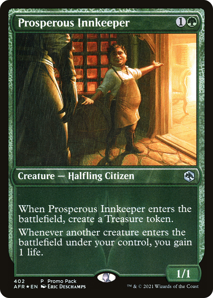 Prosperous Innkeeper (Promo Pack) [Dungeons & Dragons: Adventures in the Forgotten Realms] MTG Single Magic: The Gathering
