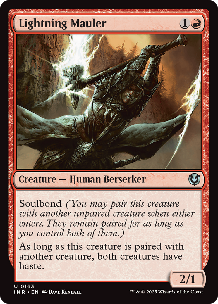 Lightning Mauler (INR-163) [Innistrad Remastered] Foil MTG Single Wizards of the Coast