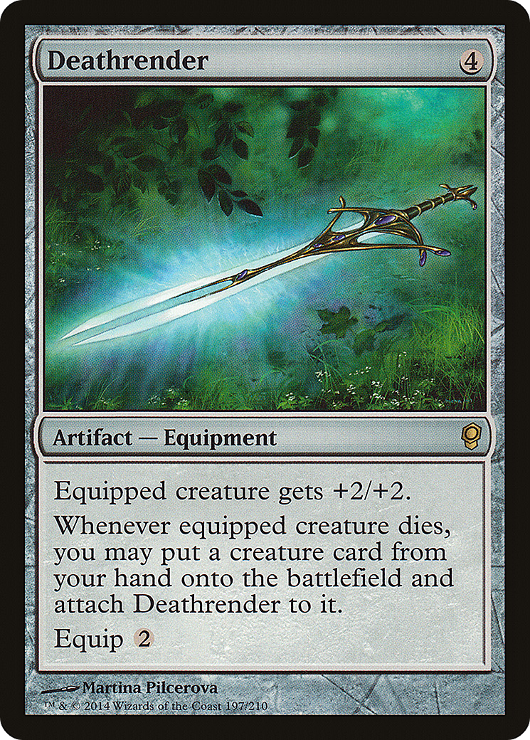 Deathrender (CNS-197) [Conspiracy] Foil MTG Single Wizards of the Coast