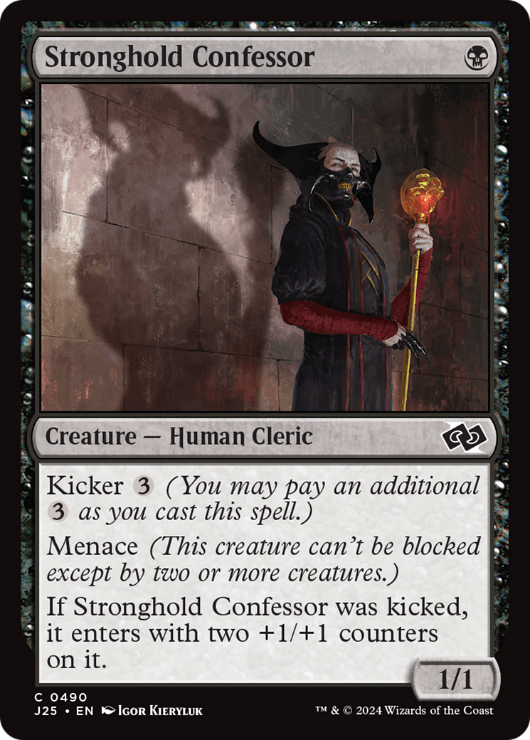 Stronghold Confessor (J25-490) [Foundations Jumpstart] MTG Single Wizards of the Coast