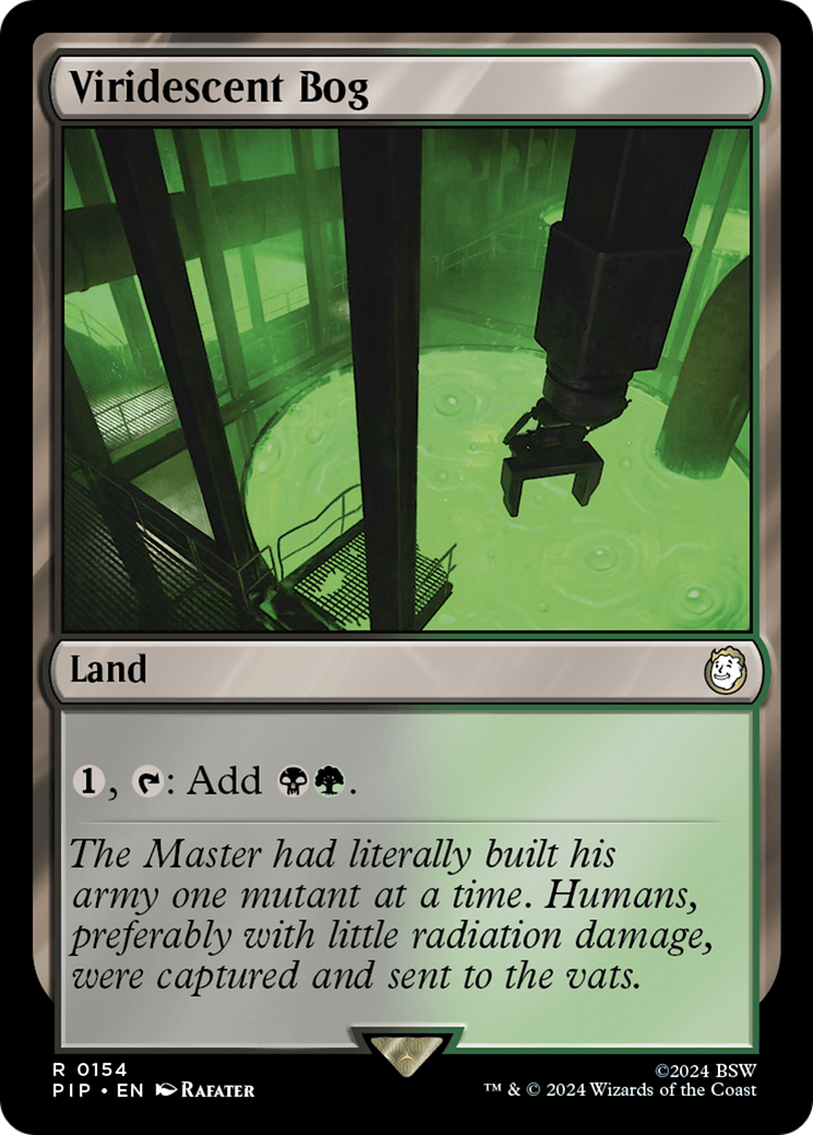 Viridescent Bog (PIP-154) [Fallout] MTG Single Wizards of the Coast
