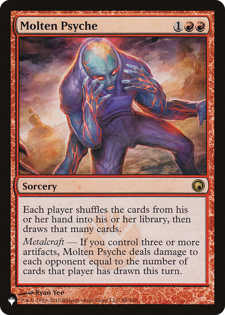 Molten Psyche (LIST-SOM-98) [Mystery Booster] The List MTG Single Wizards of the Coast
